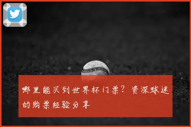 哪里能买到世界杯门票？资深球迷的购票经验分享